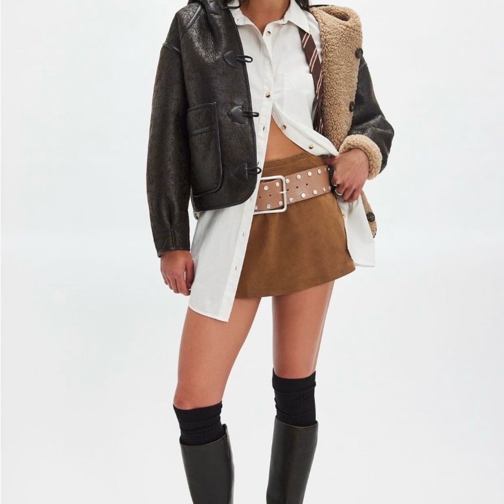 We The Free Paradise Found Suede Skort